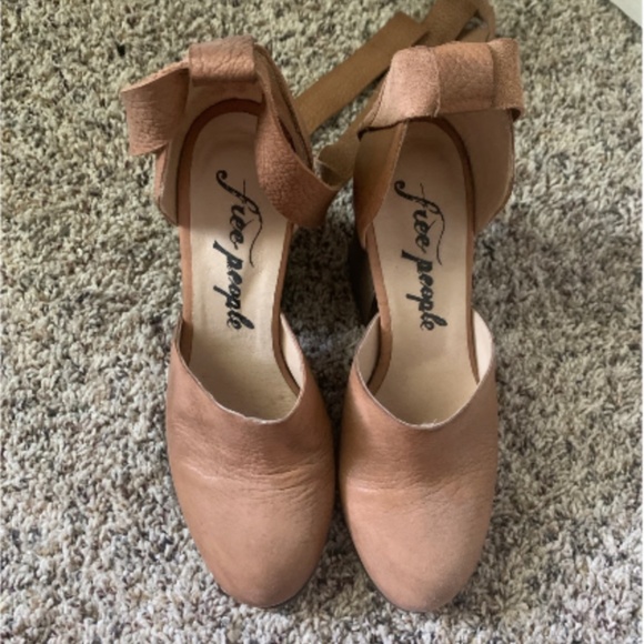 Free People Cora Wrap Heels Size 38 - Picture 3 of 10